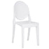 Chivari White Resin Kids Victoria Ghost Chair CGVRW-KID-ZG-T