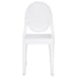Chivari White Resin Kids Victoria Ghost Chair CGVRW-KID-ZG-T