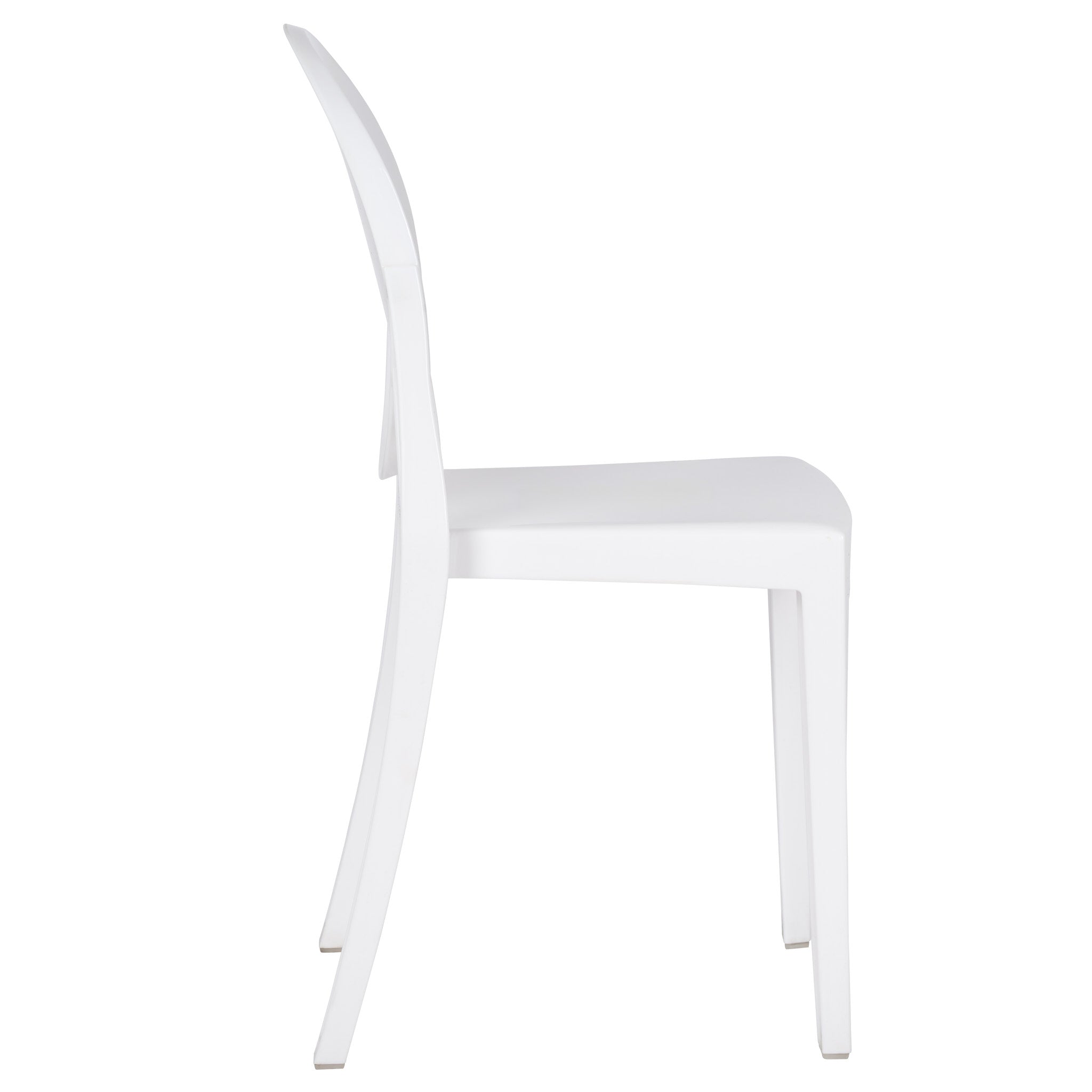 Chivari White Resin Kids Victoria Ghost Chair CGVRW-KID-ZG-T