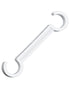 Chivari 80 Pack White Large Poly Folding Clip to connect Poly Chairs PARTS-FOLD-POLY-CLIP-WH80L
