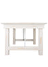 Chivari 72″ x 40″ (6 Foot ) White Distressed Rectangle Straight Leg Wood Farm Table TFARMRT7240-WHITEDIS-S-LEG-AX-T