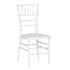 Chivari White Unpainted Mini Chiavari Chair 1:6 Scale Model CCRW-TY-AX