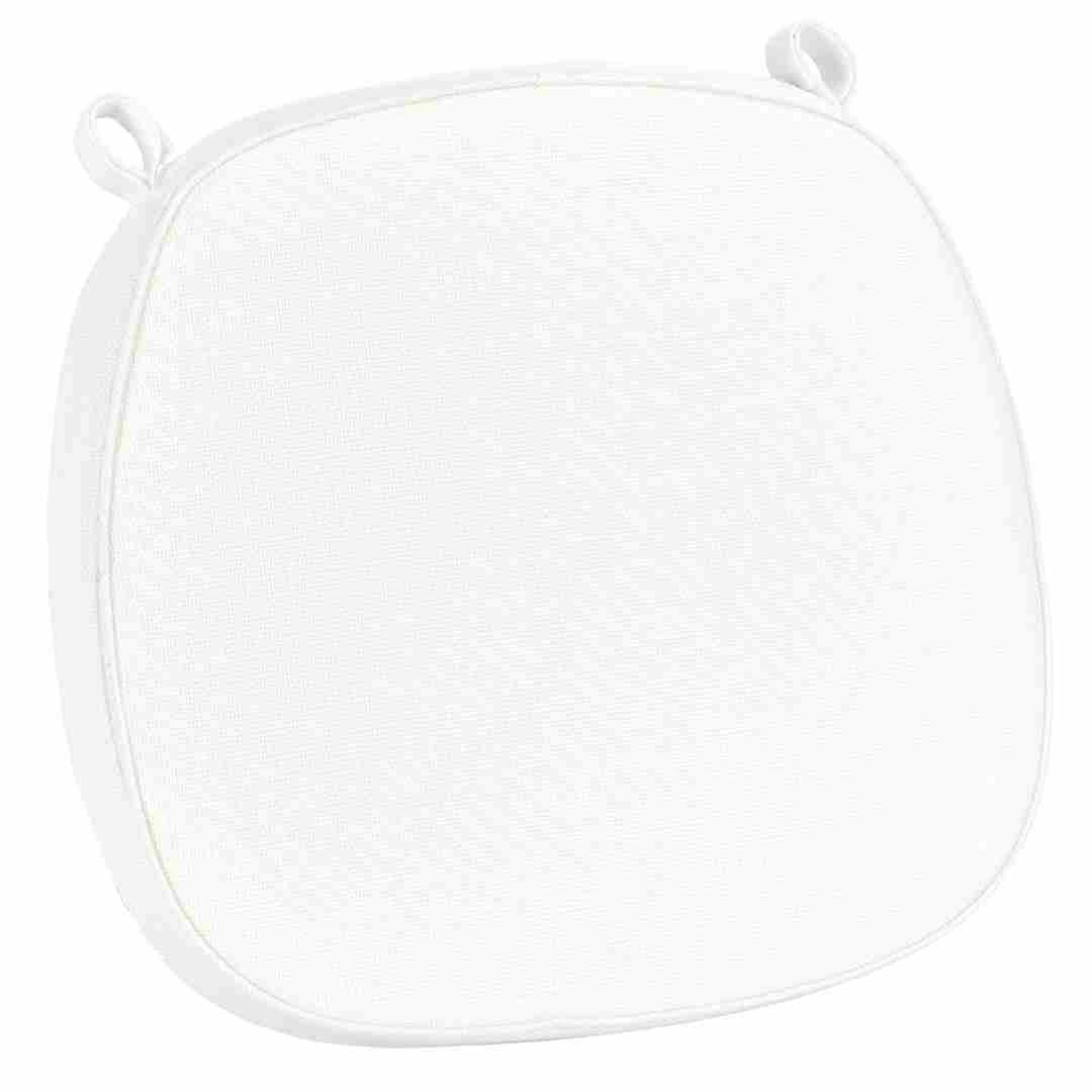 Chivari White 2.0" Thick Willow Wood Velcro Strap Cushion CUSHWWSTRAPWHI-T
