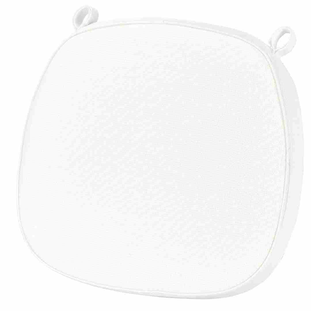 Chivari White 2.0" Thick Willow Wood Velcro Strap Cushion CUSHWWSTRAPWHI-T