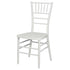 Chivari White Woodgrain™ Resin Steel Skeleton Chiavari Chair CCRWB-STEEL-AX-T