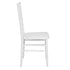 Chivari White Woodgrain™ Resin Steel Skeleton Chiavari Chair CCRWB-STEEL-AX-T
