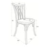 Chivari White Distressed ToughWood™ Willow Chair CWWWD-AX-T