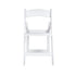 Garden Wedding Package with White Resin Folding Chairs, Round Tables and Carts