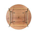 Garden Wedding Package with White Resin Folding Chairs, Round Tables and Carts