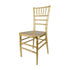 Classic Wedding Package with Gold Chiavari Chairs, Ivory Cushions, Tables and Carts
