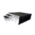 ProX Black ProX 16"  Stage Skirt, 8ft Length, Compatible with XSQ XSU Stages XSF-SKIRT16