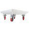 ProX ProX XSQ-10W StageQ Brake Locking Staging 10" Height Stage Legs with 5" Rubber Steel Casters | Set of 4 XSQ-10W