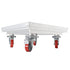 ProX ProX XSQ-10W StageQ Brake Locking Staging 10" Height Stage Legs with 5" Rubber Steel Casters | Set of 4 XSQ-10W
