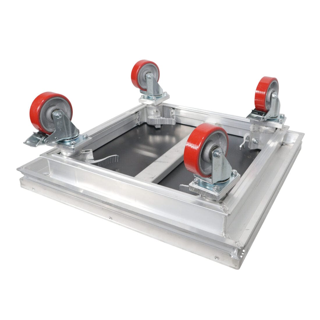 ProX ProX XSQ-10W StageQ Brake Locking Staging 10" Height Stage Legs with 5" Rubber Steel Casters | Set of 4 XSQ-10W
