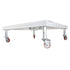 ProX ProX XSQ-16W StageQ Locking Staging 16" Height Stage Legs with 5" Rubber Steel Casters | Set of 4 XSQ-16W