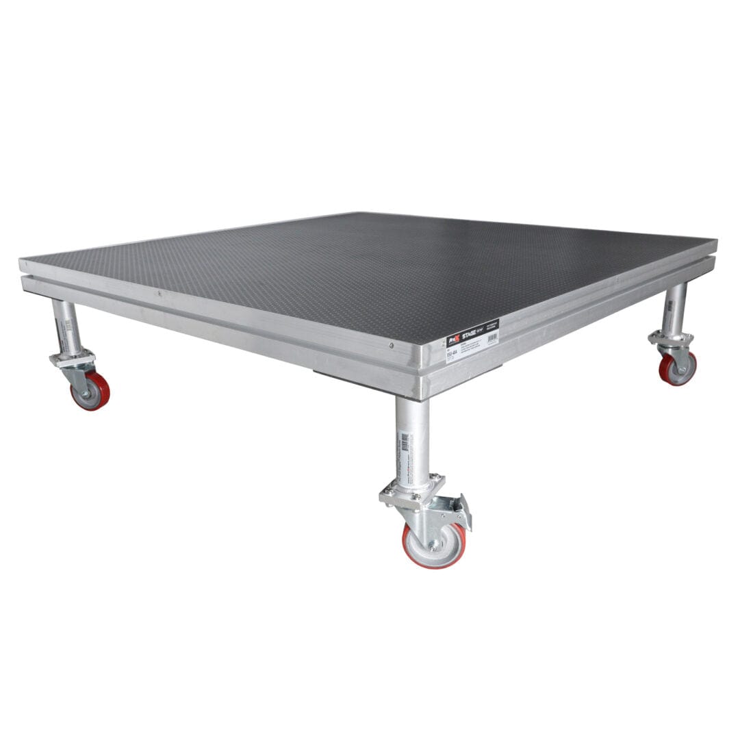ProX ProX XSQ-16W StageQ Locking Staging 16" Height Stage Legs with 5" Rubber Steel Casters | Set of 4 XSQ-16W