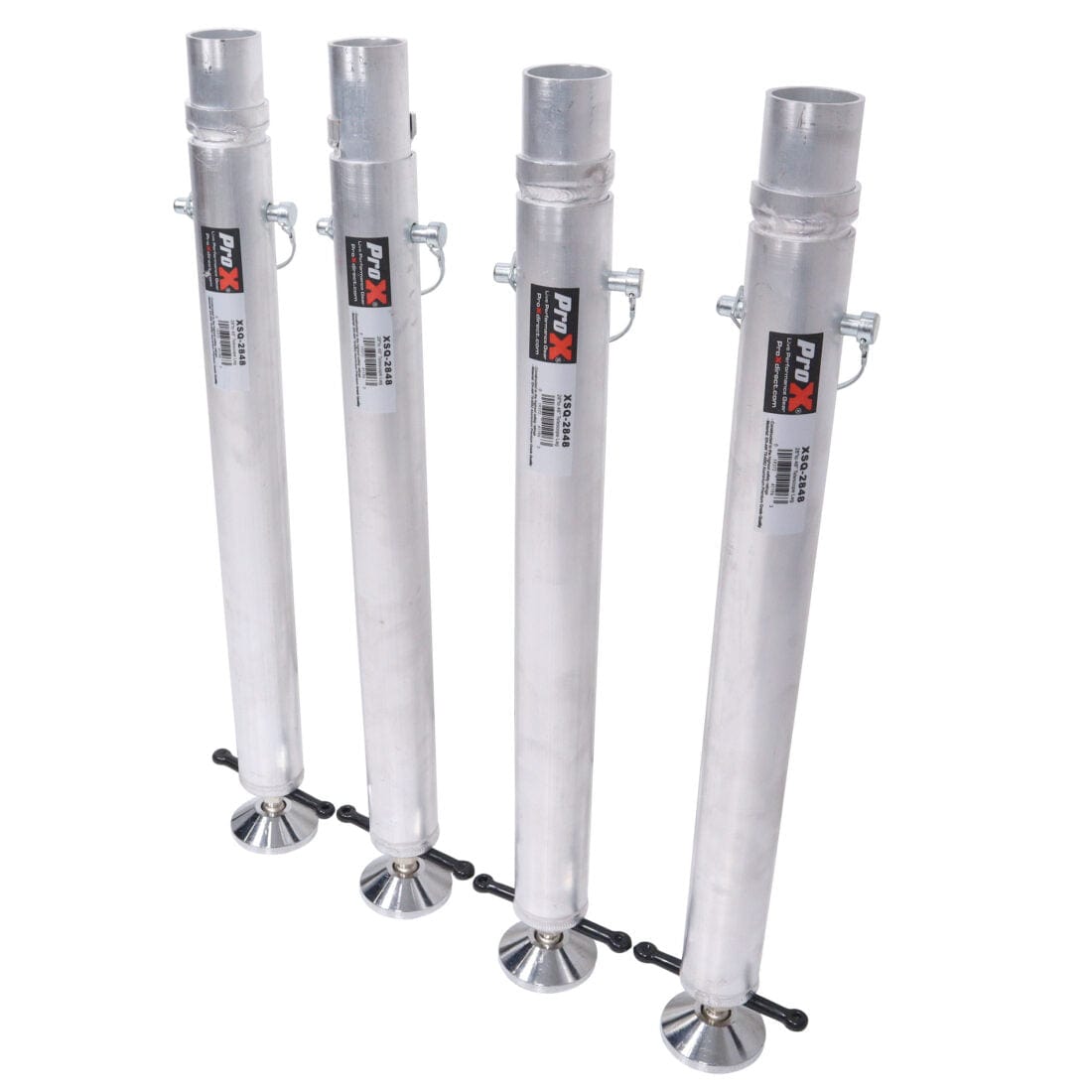 ProX ProX XSQ-2848X4 MK2 Set of Four StageQ Platform Telescoping Legs 28 "to 48" Height Adjustable Legs Only XSQ-28-48 X4