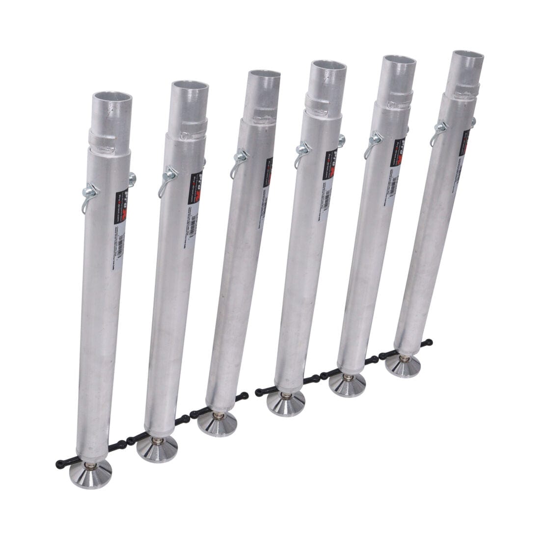ProX ProX XSQ-2848X6 MK2 Set of Six StageQ Platform Telescoping Legs 28" to 48" Height Adjustable Legs Only XSQ-28-48 X6