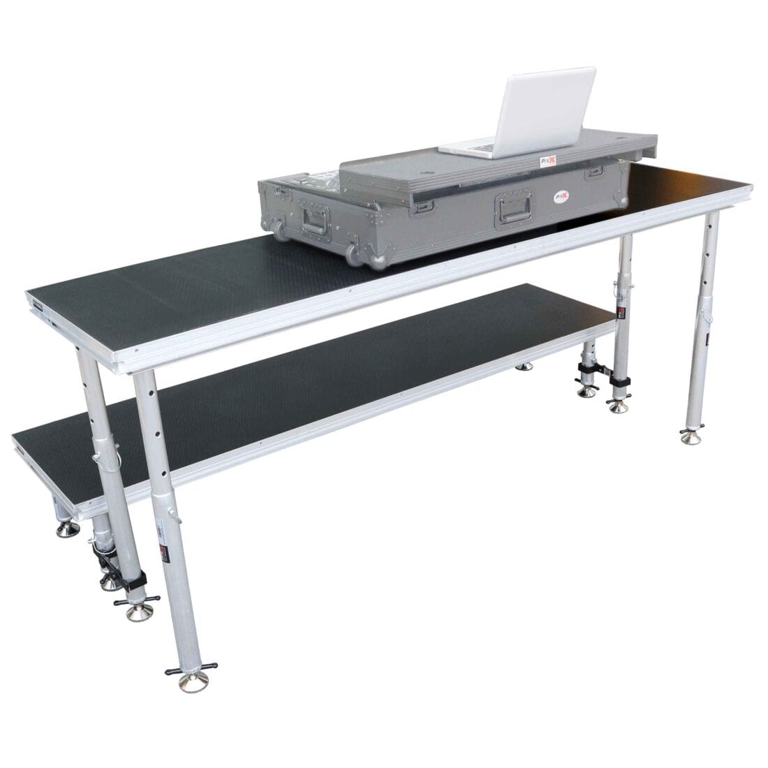 ProX ProX XSQ-2X6MK2 StageQ 2' x 6' Single Stage Unit Height Adjustable from 28 to 48" in. XSQ-2x6 MK2
