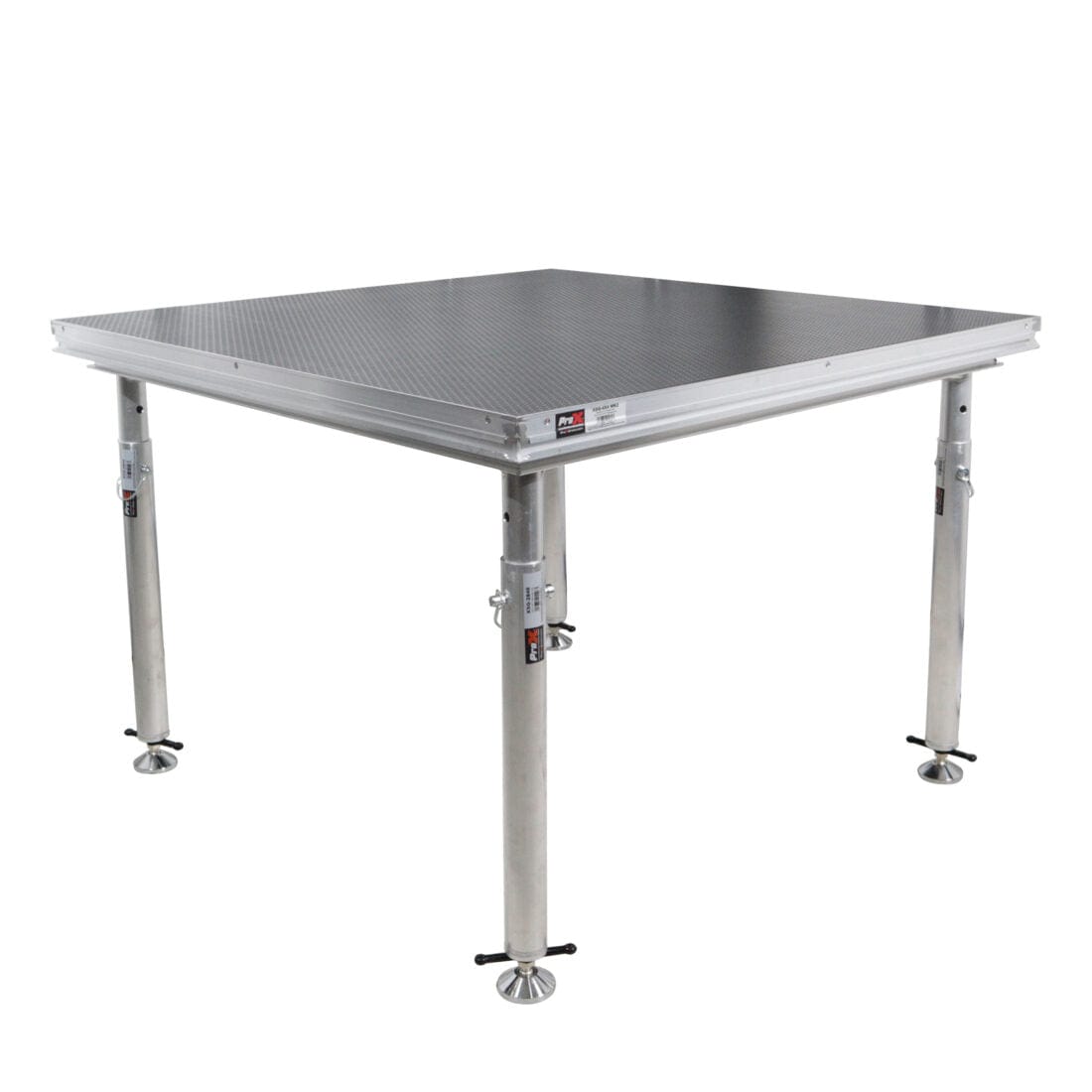 ProX ProX XSQ-4X4 4 x 4 Ft. Single Portable Stage Unit Height (6) Adjustable Legs from 28 to 48 in. XSQ-4x4 MK2
