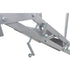 ProX ProX XSQ-ST3 StageQ 3 Step Heavy Duty Foldable Adjustable 18 to 28 Inch with Rail XSQ-ST3