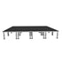 ProX ProX StageOne 12x16 Ft Portable Stage Kit – Includes 12 Decks with 16–22" Adjustable Legs XSU-12X16 PKG