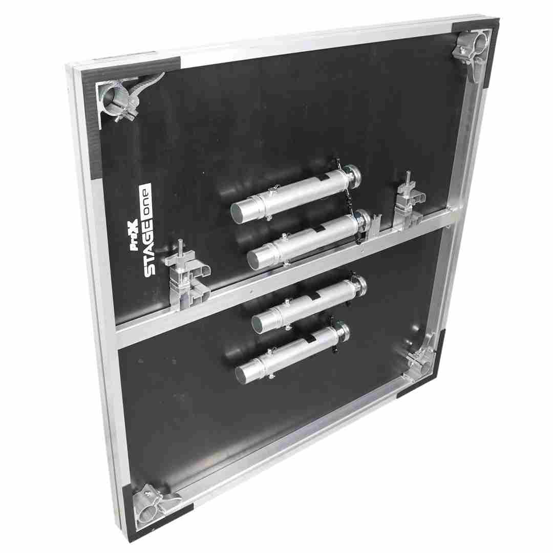 ProX ProX StageOne 4x4 Ft Portable Stage with 16–22″ Adjustable Legs – Single Deck Unit XSU-4x4