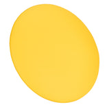 Golden Yellow Round Vinyl Panel Back Cushion