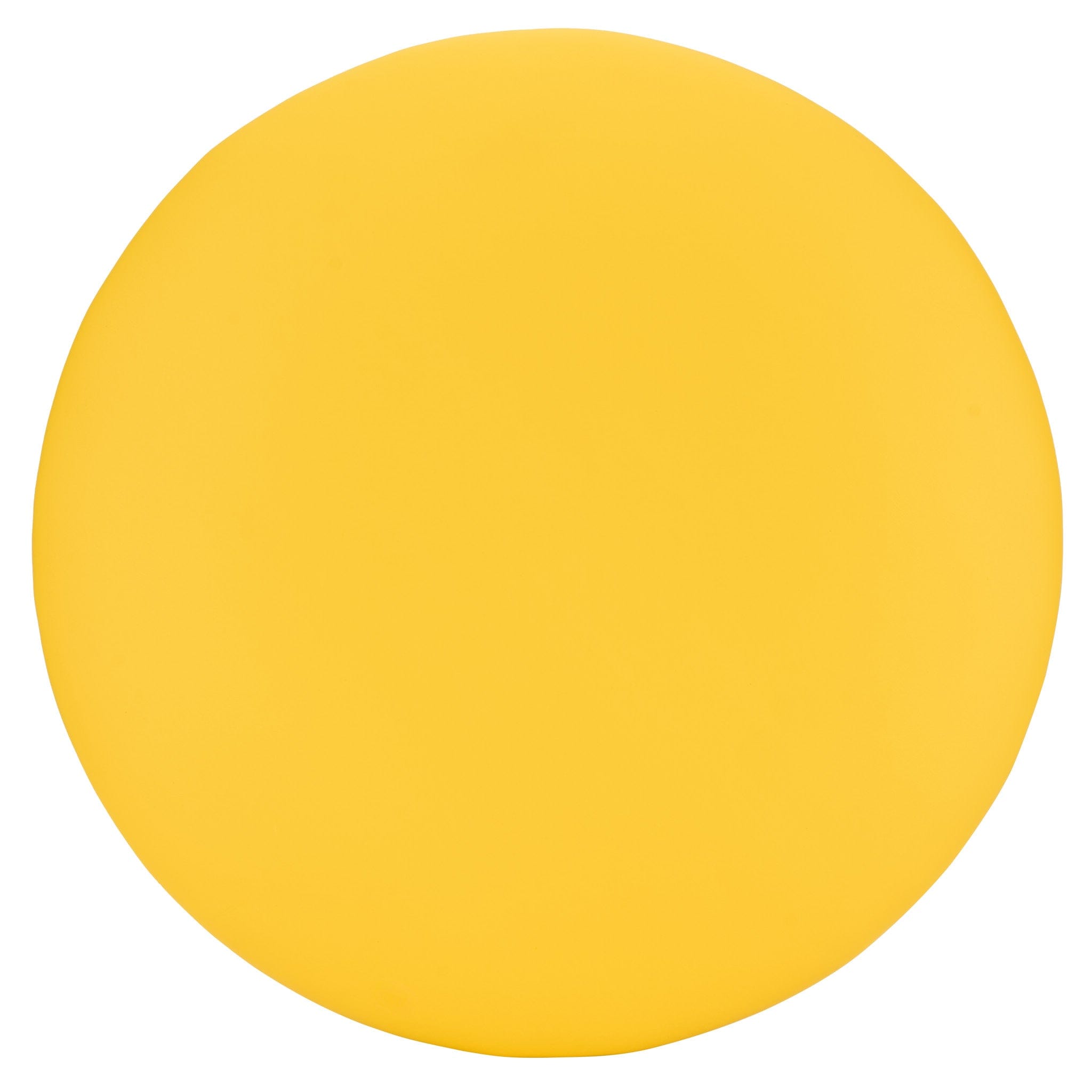 Chivari Golden Yellow Round Vinyl Panel Back Cushion CUSH-PANVIN-RDYLW-ZG-T
