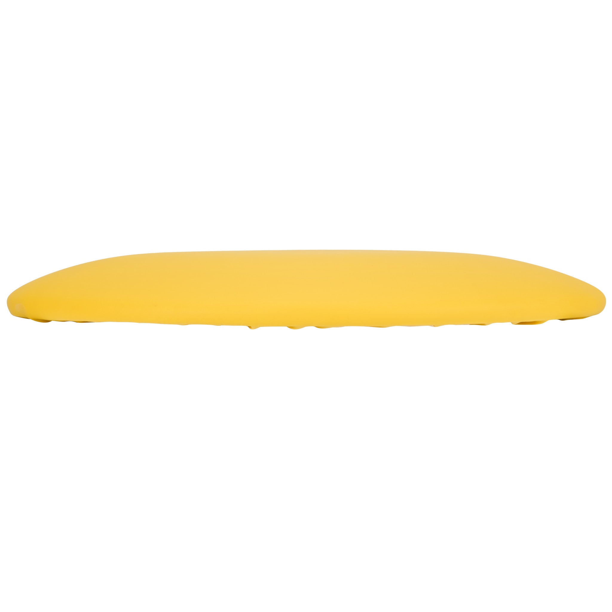 Chivari Golden Yellow Round Vinyl Panel Back Cushion CUSH-PANVIN-RDYLW-ZG-T