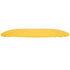 Chivari Golden Yellow Round Vinyl Panel Back Cushion CUSH-PANVIN-RDYLW-ZG-T